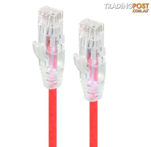 Alogic C6S-05RED 5m Red Ultra Slim Cat6 Network Cable UTP 28AWG - Alogic -...