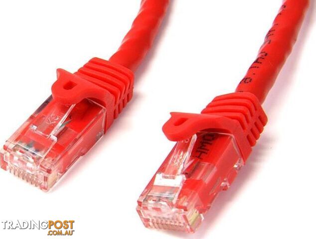 StarTech N6PATC5MRD 5m Red Snagless UTP Cat6 Patch Cable - StarTech -...