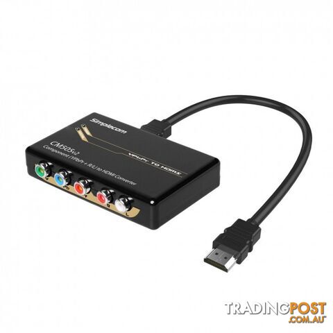 Simplecom CM505v2 Component (YPbPr + Stereo R/L) to HDMI Converter Full HD 1080p...