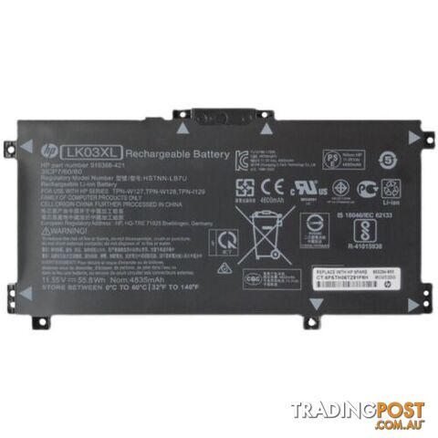 HP LK03XL Genuine Battery For Envy x360 15-bp 15-bq Series - HP - LK03XL