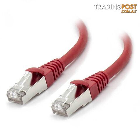 Alogic C6A-03-RED-SH 3m Red 10G Shielded CAT6A LSZH Network Cable - Alogic -...
