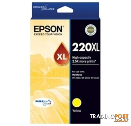 Epson T294492 High Capacity DURABrite Ultra Yellow ink(Epson WorkForce WF-2630| WF-2650| WF-2660) - Epson - 9314020617188 - T294492