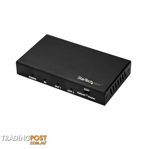 StarTech ST122HD202 HDMI Splitter - 2 Port - 4K 60Hz - StarTech - 065030880404 -...