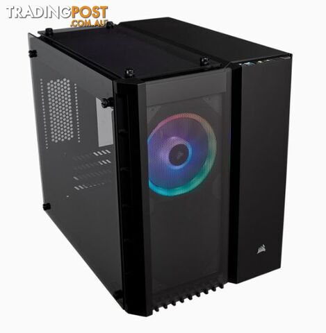 Corsair CC-9011135-WW Crystal Series 280X RGB Micro ATX Case Black - Corsair - 843591065191 - CC-9011135-WW