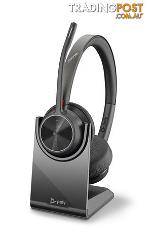 Plantronics 218476-02 Voyager 4320 MS Stereo Wireless Headset with Charge Stand, USB-A,Teams certified - Plantronics - 17229174313 - 218476-02