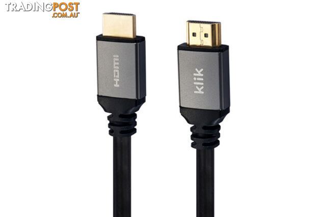 Klik KHM015 1.5m High Speed HDMI Cable with Ethernet - Male to Male - Klik -...