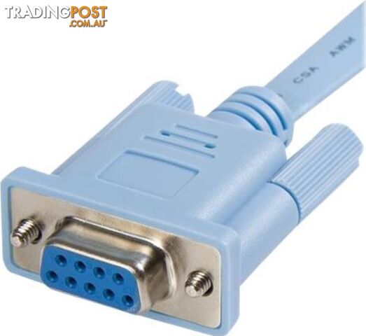 StarTech DB9CONCABL6 6 ft RJ45 to DB9 Cisco Console Cable - StarTech - 065030833660 - DB9CONCABL6 - photo 2 of 2