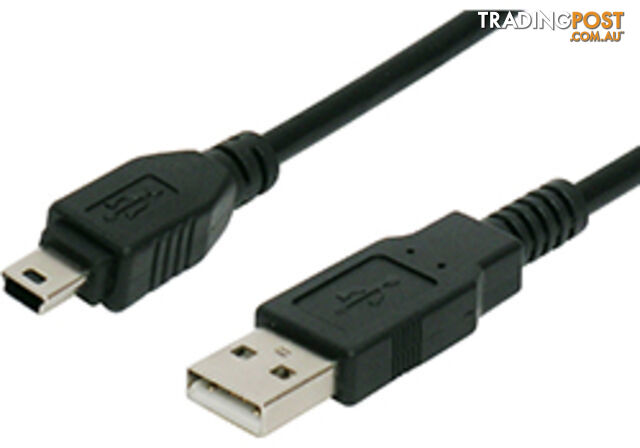 Comsol USB2-AMB-02 2M USB 2.0 cable type A male-Mini B male - 480Mbps - Comsol -...