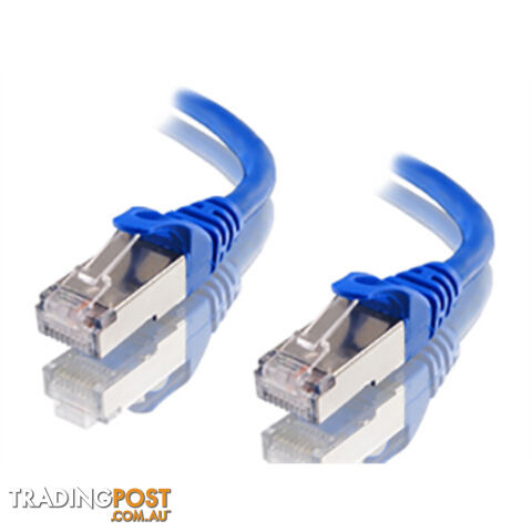 Alogic C6A-01-Blue-SH 1m 10G Shielded CAT6A LSZH Network Cable - Blue - Alogic - 9319866088826 - C6A-01-Blue-SH