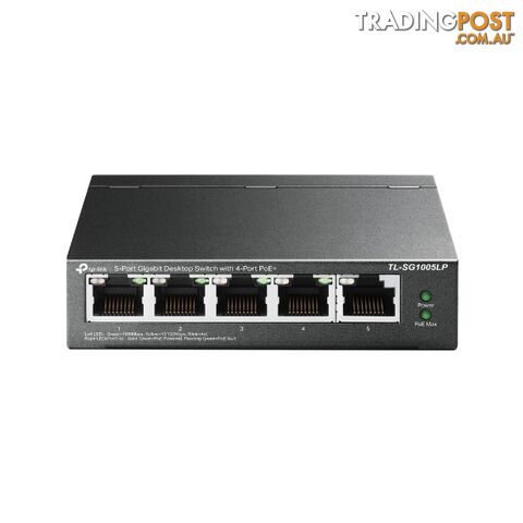 TP-Link TL-SG1005LP 5 Port Fast Etehrnet POE+ Switch - TP-Link - 6935364052720 - TL-SG1005LP