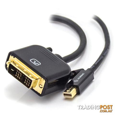 Alogic MDP-DVI-02-MM 2m Mini Display Port to DVI-D Male-Male - Alogic -...