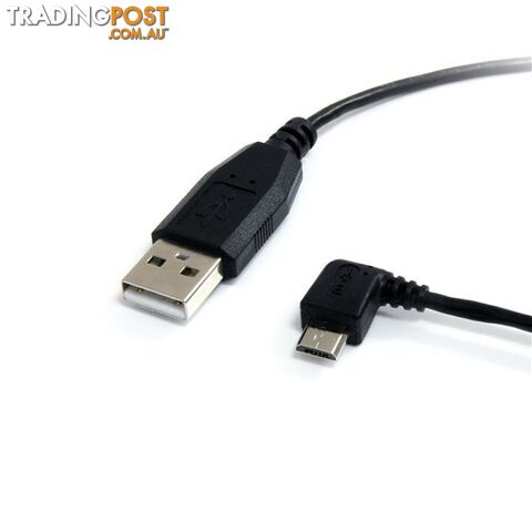 StarTech UUSBHAUB3LA 3 ft USB to Left Angle Micro USB Cable - StarTech -...