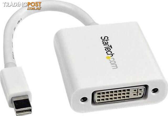 StarTech MDP2DVIW Mini DisplayPort to DVI Adapter - White - StarTech - 065030845953 - MDP2DVIW