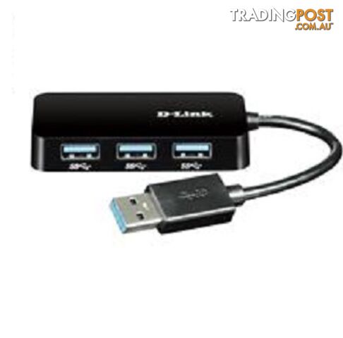 D-Link 4-Port SuperSpeed USB 3.0 Portable Hub - DUB-1341 - D-Link - 790069405594 - DUB-1341