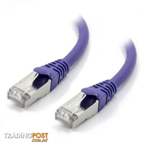 Alogic C6A-0.5-Purple-SH 0.5M Purple 10GbE Shielded CAT6A LSZH Network Cable - Alogic - 9350784007254 - C6A-0.5-Purple-SH