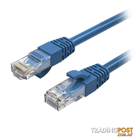 Cruxtec RC6-005-BL 50cm 26AWG OFC(Oxygen Free Copper) CAT6 Network Cable - Cruxtec - 0787303419813 - RC6-005-BL