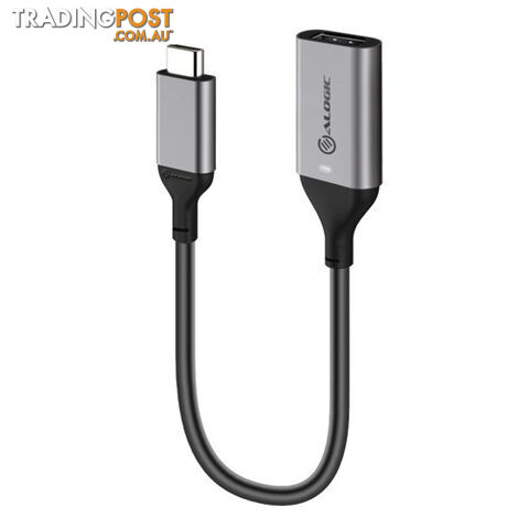 Alogic ULUCDP-ADP 15cm Ultra USB-C (Male) to DP (Female) Adapter - 4K @60Hz - Alogic - 9350784016218 - ULUCDP-ADP
