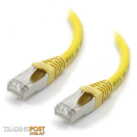 Alogic C6A-0.5-Yellow-SH 0.5m Yellow 10G Shielded CAT6A LSZH Network Cable - Alogic - 9350784007414 - C6A-0.5-Yellow-SH