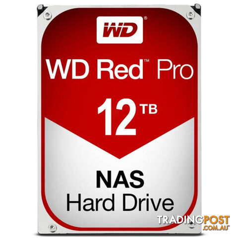 WD WD121KFBX Red Pro 12TB NAS HARD DRIVE - WD - 718037866246 - WD121KFBX