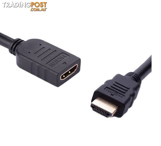 8ware RC-HDMIEXT2 2m High Speed HDMI Extension Cable Male to Female - 8ware - 9341756008614 - RC-HDMIEXT2
