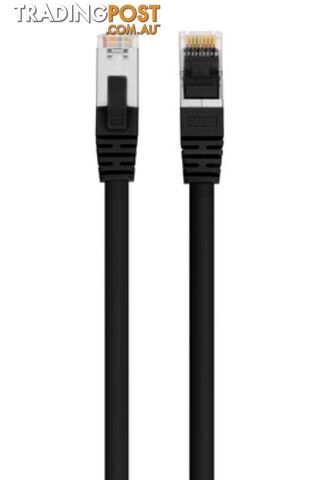 Comsol SSTP-.5-C8-BLK 50cm 40GbE Cat 8 S/FTP Shielded Patch Cable LSZH - Black -...