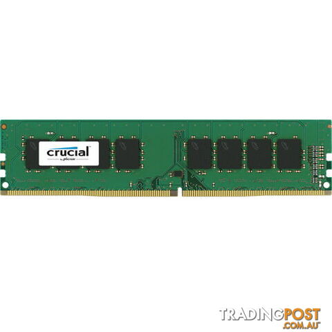 Crucial CT8G4DFS824A 8GB (1x8GB) DDR4 2400MHz UDIMM CL17 Single Ranked - Crucial - 649528776389 - CT8G4DFS824A