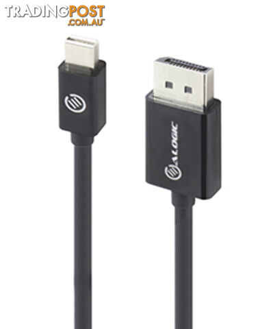 Alogic ELMDPDP-02 Elements 2m Mini Display to Display Cable Male to Male -...