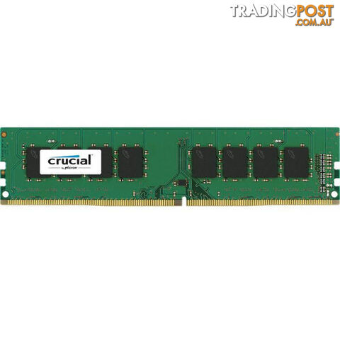 Crucial CT16G4DFD824A 16GB DDR4 Desktop Memory, PC4-19200, 2400MHz, LIFE WTY - Crucial - 649528773500 - CT16G4DFD824A