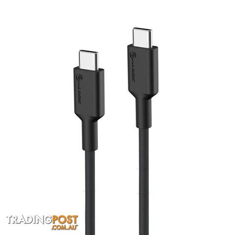 Alogic ELPCC202-BK Elements Pro USB 2.0 USB-C to USB-C Cable 2m Black 5A/480Mbps Black - Alogic - 9350784020666 - ELPCC202-BK