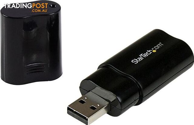 StarTech ICUSBAUDIOB USB Audio Adapter External Sound Card - StarTech - 065030831710 - ICUSBAUDIOB