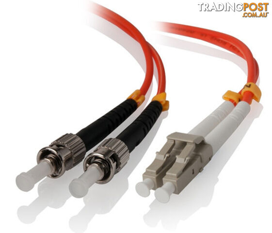 Alogic LCST-10-OM1 10m LC-ST Multi Mode Duplex LSZH Fibre Cable 62.5/125 OM1 - Alogic - 9350784004161 - LCST-10-OM1