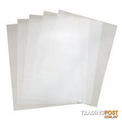 A4 0.2mm Transparent Binding Cover Pack of 100 A4BINDINGCOVER100 - Generic - A4BINDINGCOVER100