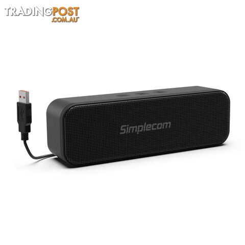 Simplecom UM228 Portable USB Stereo Soundbar Speaker - Simplecom - 9350414002611 - UM228