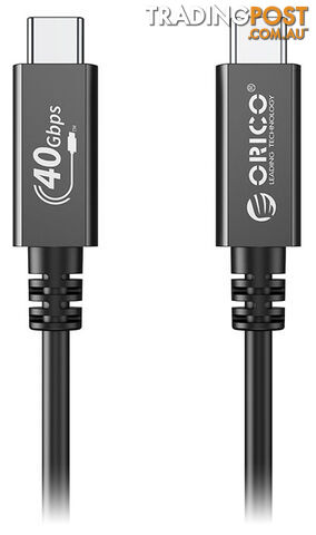 Orico U4A08-BK-BP USB 4 Type-C Cable 0.8m - Orico - 6936761887847 - ORICO-U4A08-BK-BP