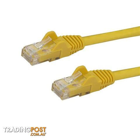StarTech N6PATC2MYL 2m Yellow Cat6 UTP Snagless Patch Cable - StarTech -...