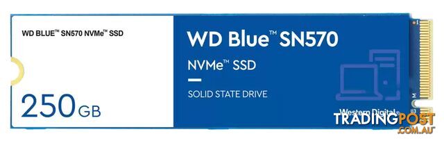 WD WDS250G3B0C Blue SN570 250GB NVMe M.2 SSD - WD - 718037887234 - WDS250G3B0C