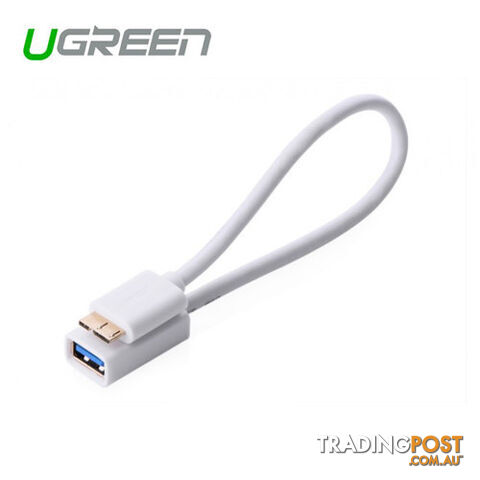 UGREEN ACBUGN10817 Micro USB 3.0 OTG Cable For Samsung Note 3/S4/S5 White - Ugreen - 6957303818174 - ACBUGN10817