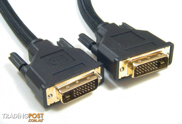 Astrotek AT-DVID-MM-4.5 DVI-D Cable 5m - 24+1 pins Male to Male Dual Link 30AWG...