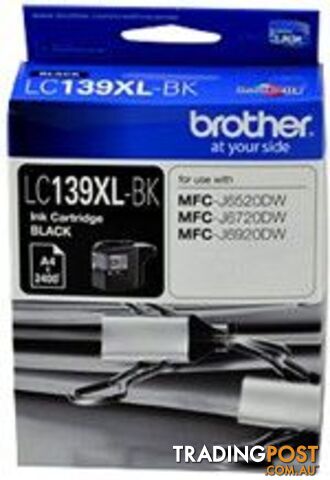 Brother LC139XL Black Ink Cartridge LC-139XLBK - Brother - 4977766724968 - LC-139XLBK