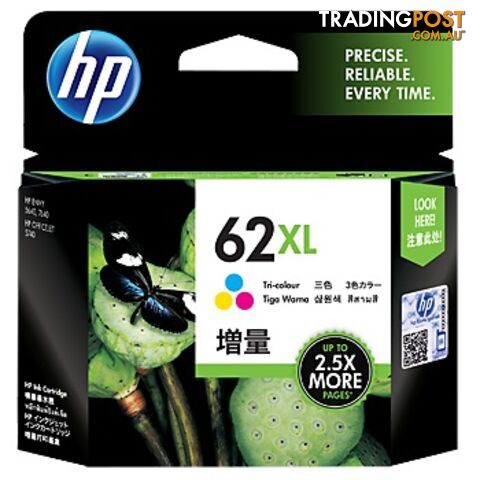 HP C2P07AA 62XL Tri-Color Ink Cartridge - HP - 888182787816 - C2P07AA