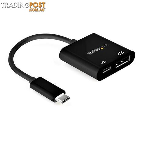 Startech CDP2DP14UCPB Adapter USB C to DisplayPort 60W PD - StarTech - 065030883641 - CDP2DP14UCPB