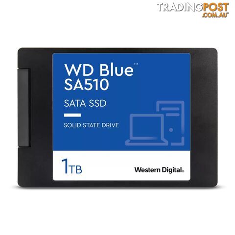 WD WDS100T3B0A Blue SA510 2.5" SATA SSD - 1TB - WD - 718037884653 - WDS100T3B0A
