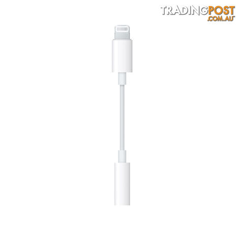 Apple MMX62FE/A Lightning to 3.5 mm Headphone Jack Adapter - Apple - 190198001771 - MMX62FE/A