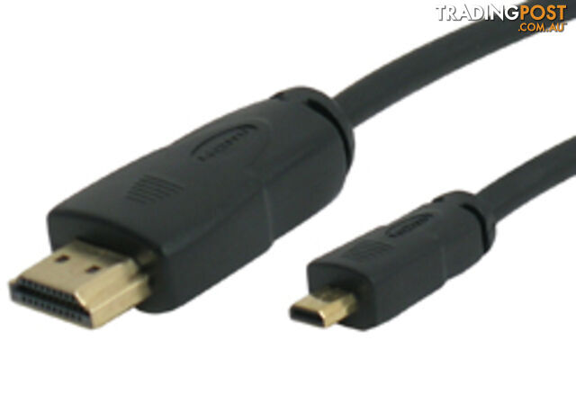 Comsol HDMI-C4-02 2M High Speed Micro HDMI Cable with Ethernet - version 1.4 -...