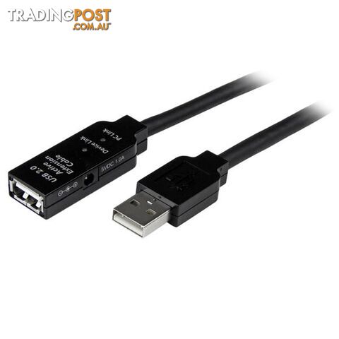 StarTech USB2AAEXT5M 5m USB 2.0 Active Extension Cable - M/F - StarTech -...