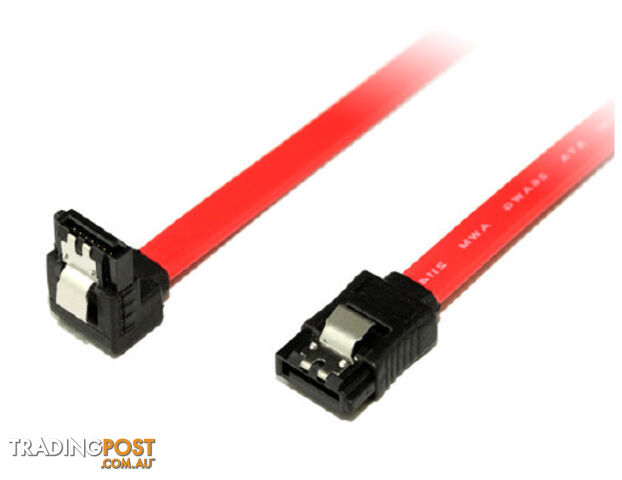 Alogic SS2-50 50cm 7-pin 180degree to 90degree 1-Device Serial ATA Cable -...