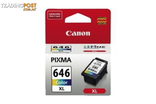 Genuine Canon CL646XL Colour Ink Cartridge 400 Pages - Canon - 4960999974552 - CL646XL