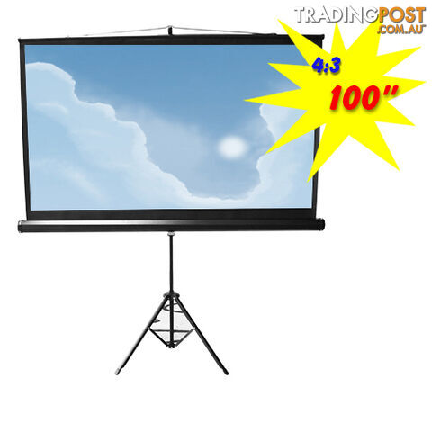 Brateck PSDC100 Standard Portable Tripod Projection Screen 100 " - Brateck - 6956745167208 - PSDC100