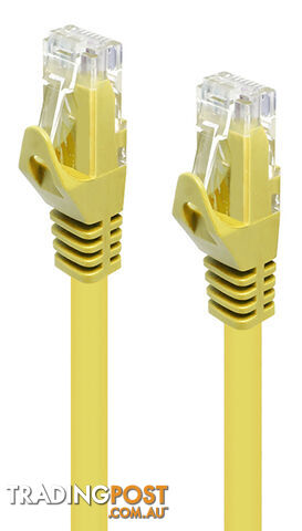 Alogic 1m CAT6 Network Cable - Yellow C6-01-Yellow - Alogic - 9319866026811 - C6-01-Yellow