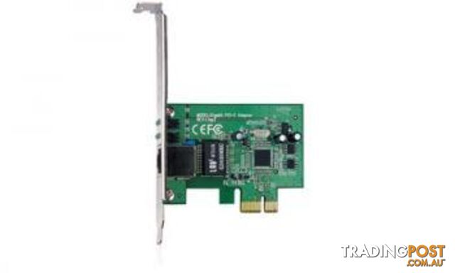 TP-Link TG-3468 10/100/1000Mbps PCIe Gigabit NIC - TG-3468 - TP-Link - 845973001049 - TG-3468